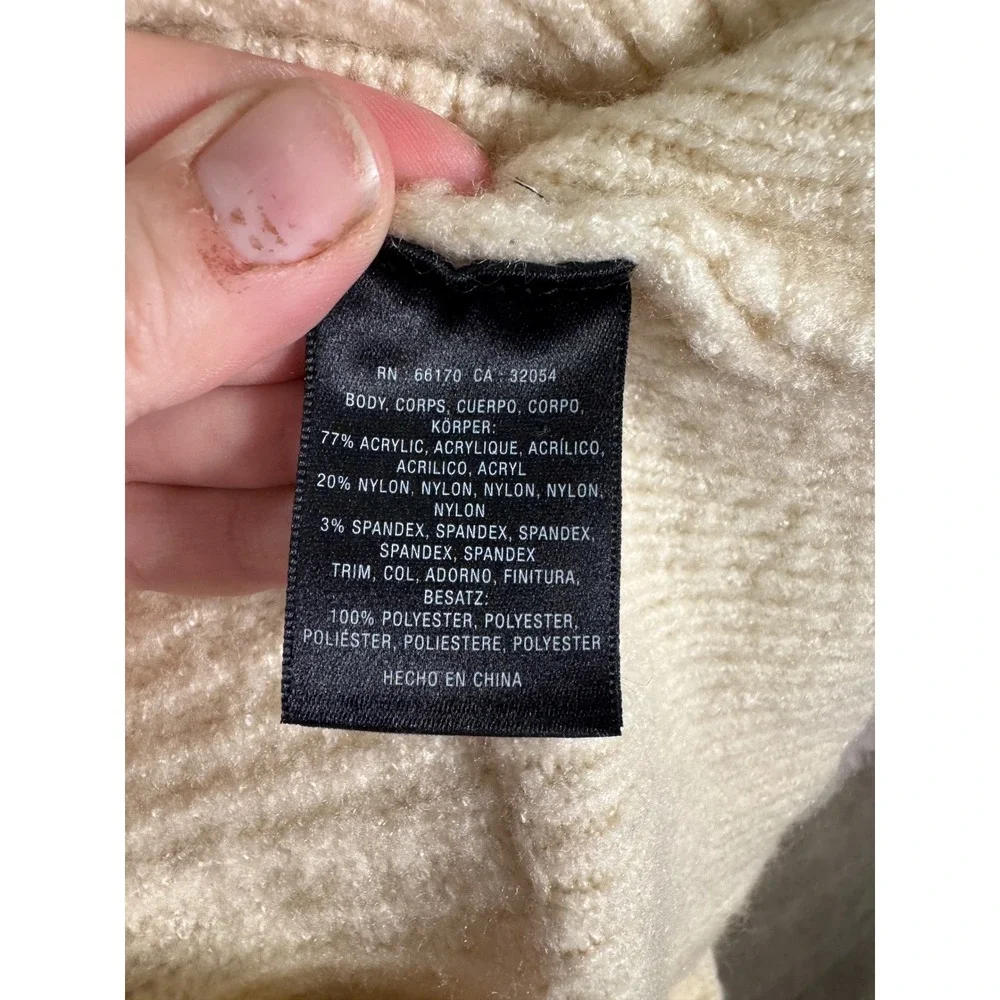 Anthropologie Cardigan Sweater Women XS Pink Grey Olivia Oversized Textured